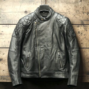 MERLIN �}�[���� ���U�[�W���P�b�g CHESTER CAFE D3O LEATHER JACKET �y�u���b�N�z���b�N�X���H���v �o�C�N�p �v�W���� �傫�߃T�C�Y�L�� ���C�_�[�X �N���V�b�N ���B���e�[�W �ԕi/�������� ���K����