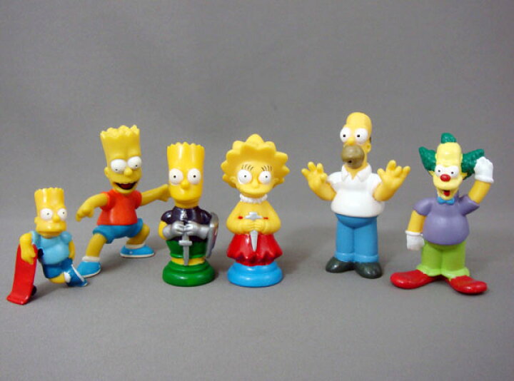 楽天市場】◎【シンプソンズ/Simpsons】 PVCフィギュア6種セット 