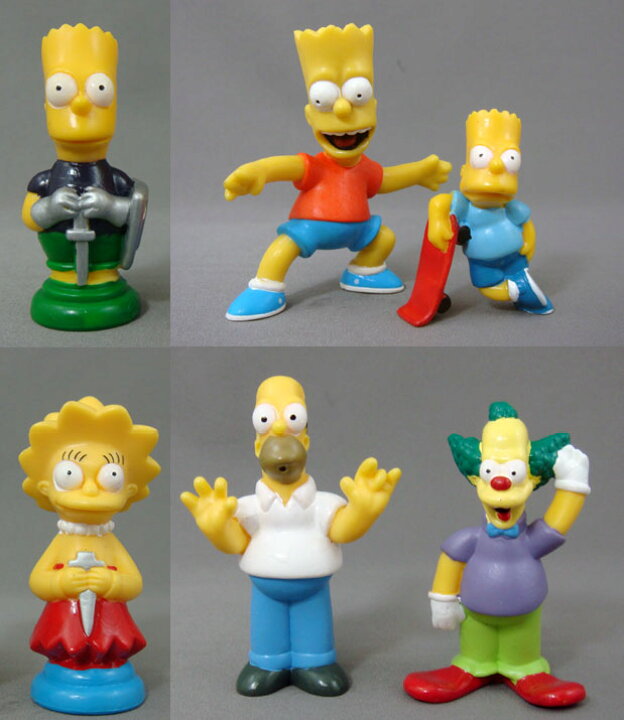 楽天市場】◎【シンプソンズ/Simpsons】 PVCフィギュア6種セット 