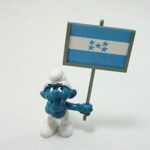 〇【 スマーフ smurf 】『 PVC フラッグシリーズ『 ホンジュラス 』 台座なし 』キャラクター コレクション プレゼント インテリア 置物 ディスプレイ 人気 おすすめ アメリカ雑貨