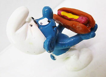 楽天市場 スマーフ Smurf 169 ホットドッグ スマーフ Pvc フィギュア キャラクター コレクション プレゼント インテリア 置物 ディスプレイ 人気 おすすめ アメリカ雑貨 アメリカ雑貨 マイクのおもちゃ箱