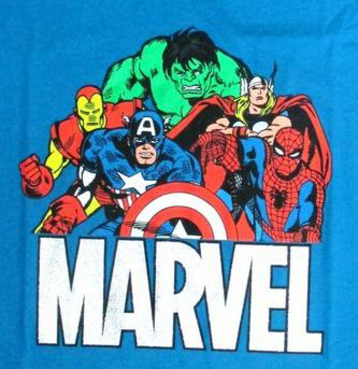 楽天市場 マーベル Marvel アベンジャーズ キャラ集合 ｖネック ｍサイズ ライトｂｌ 大人 レディース ｔシャツ キャプテンアメリカ マイティソー スパイダーマン ハルク アイアンマン アメコミ アメキャラ アメリカン雑貨 アメリカ雑貨 マイク