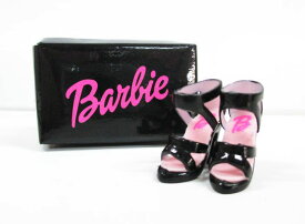 【バービー/barbie 】スタイリッシュバリエ『サンダル/BK』アメキャラ・バンダイ・BNADAI・ガチャポン・コレクション・ミニチュア