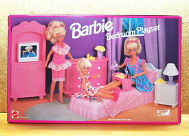 ◎【バービー/barbie 】『ベッドルーム』ドール・人形・マテル・プレイセット・アメキャラ・アメトイ・コレクション
