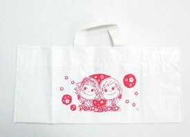 〇【不二家/ふじや】『ビニールバッグ/着物柄』キャラクター・ペコポコ・peko・poko