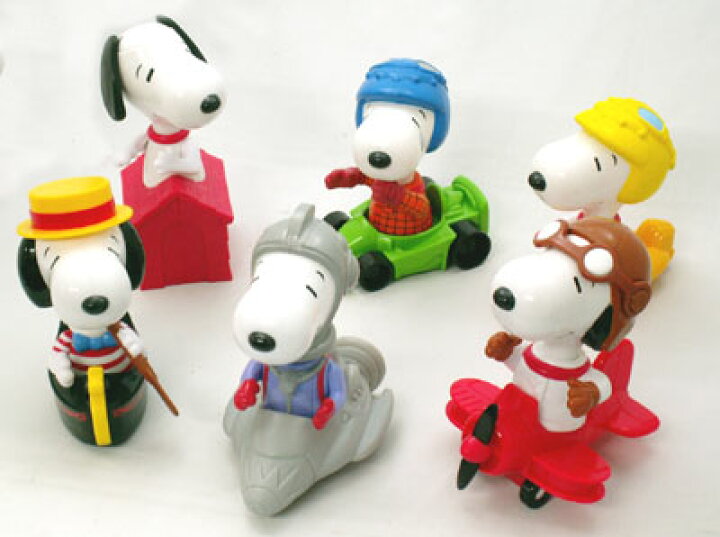 楽天市場】〇スヌーピー/SNOOPY マクドナルド ノベルティボックス付6体 