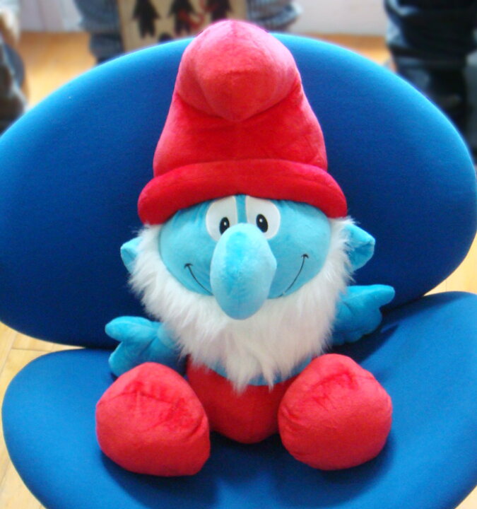 楽天市場】【SMURF/スマーフ】 パパスマーフ 特大ぬいぐるみ【65cm 