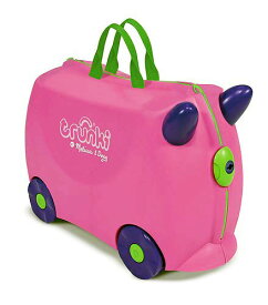 ◎　TRUNKI トランキ TRIXIE Pink（ピンク） 英国発！ポップでキュートなお子様サイズのスーツケース　キャリーバック　旅行　トラベル　キッズ　おもちゃ箱　ファンシー　かわいい