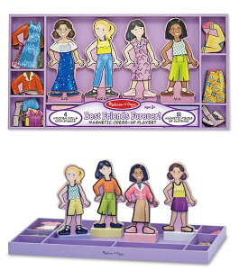 ���}�O�l�b�g�����ւ��Z�b�g �yBest Friends Forever! Magnetic Dress-Up Set�z