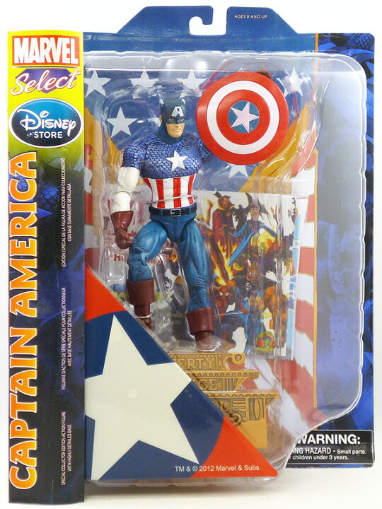 楽天市場 マーベルセレクト キャプテンアメリカ ディズニーストア限定ダイアモンド セレクト社製marvel Select Captain America Diamond Select Toys アメリカ雑貨 マイクのおもちゃ箱