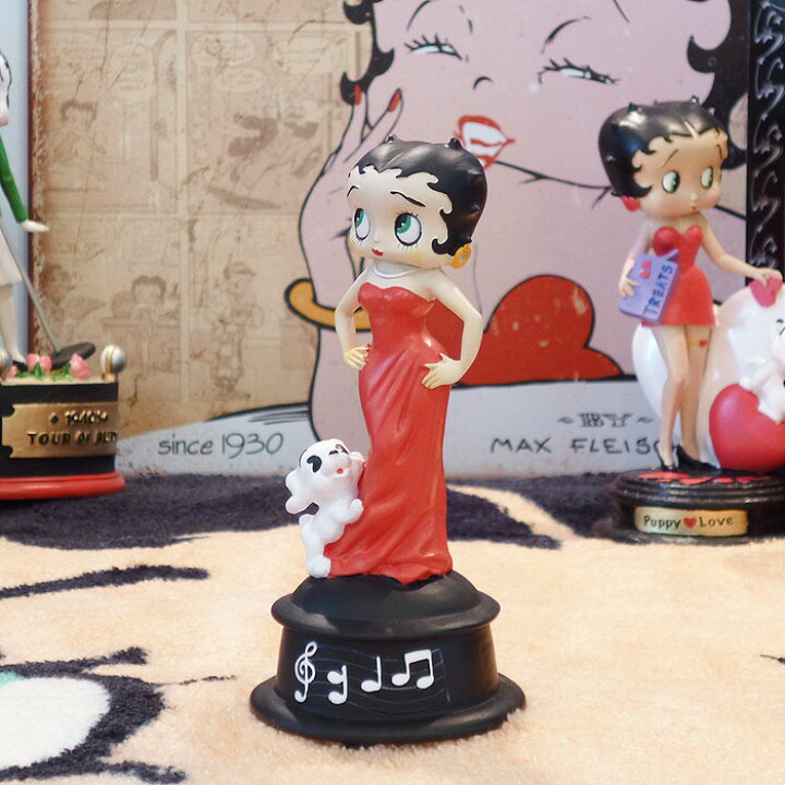 楽天市場】◎ベティちゃん 【 Betty Boop 】 レジン製 ミュージカル 