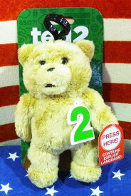 ◎わけあり【 テッド ted 】『 キーフック ノーマル 』ted2 キーホルダー ぬいぐるみ くま クマ 映画 クリスマス プレゼント プラッシュ 人形 かわいい ドール アメリカ雑貨 デッドストック 海外直輸入