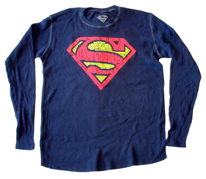楽天市場】〇【 スーパーマン Super Man 】『 KRYPTONIGHT ロゴ 長袖Ｔ