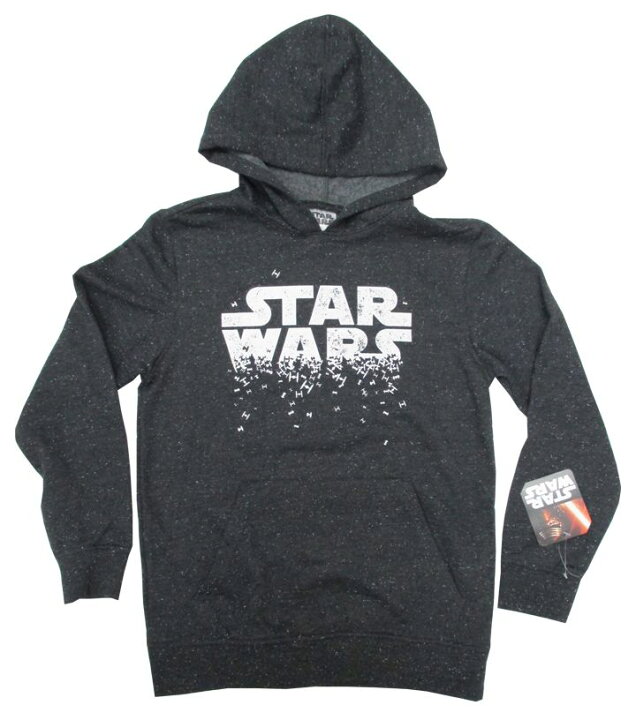 楽天市場 スターウォーズ Star Wars ロゴ タイファイター キッズ ジュニア パーカー ダークgy Sf アメコミ アメキャラ アメリカン雑貨 かっこいい 子供 映画 Movie ムービー キャラクター トレーナー 長袖 アメリカ雑貨 マイクのおもちゃ箱