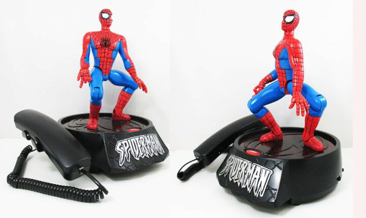 楽天市場】〇【SPIDER-MAN/スパイダーマン】電話機『ANIMATED PHONE 