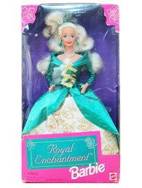 ◎1995年【バービー/Barbie】『Barbie Limited Edition EveningElegance Series Royal Enchantment』 バービー リミテッドエディション　ロイヤルエンチャントメント Mattel マテル ドール おもちゃ アメキャラ アメリカ雑貨 アメリカン雑貨 アメ雑