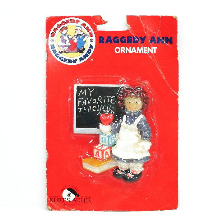 楽天市場 ラガディ アン アンディ オーナメント My Favorite Teacher ラガディアン アメキャラ カントリー コレクション ヴィンテージ ビンテージ アメリカキャラクター レトロ 昭和レトロ かわいい 懐かしい アメリカ雑貨 アメリカ雑貨 マイクのおもちゃ箱