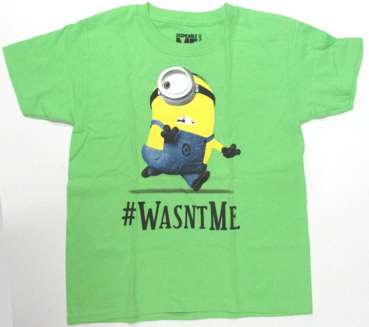 楽天市場 怪盗グルーのミニオン危機一発 Wasntme キッズ Tシャツ ｍ 8サイズ 薄gr ミニオン ミニオンズ ミニオン大脱走 ｍｅ ｍｅ２アメキャラ アメコミ アメリカン雑貨 テーマパーク Usj ユニバーサル アメリカ雑貨 マイクのおもちゃ箱