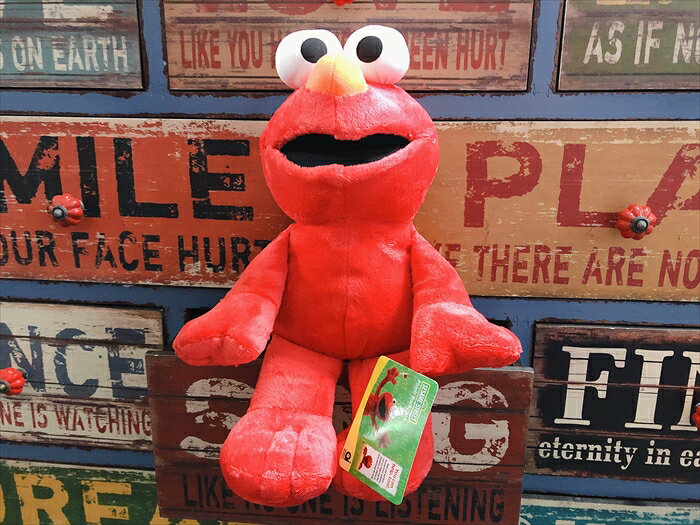〇【 セサミストリート sesame street 】『 エルモ プラッシュ 