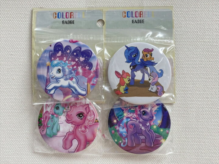 楽天市場 マイリトルポニー My Little Pony 缶バッジ ｃ アメリカ雑貨 アメ雑 アニメ アメキャラ ゆめカワイイ ユニコーン かわいい カートゥーン キャラクター アニメ 女の子 アメリカ雑貨 マイクのおもちゃ箱
