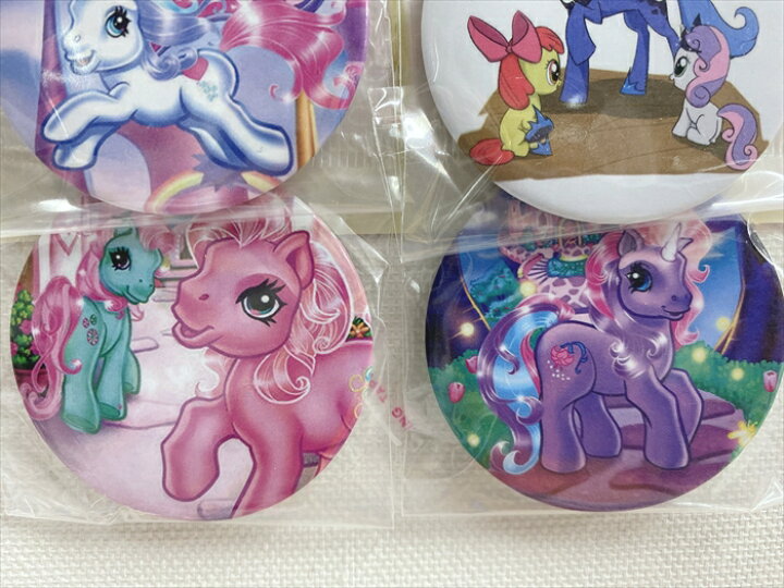 楽天市場 マイリトルポニー My Little Pony 缶バッジ ｃ アメリカ雑貨 アメ雑 アニメ アメキャラ ゆめカワイイ ユニコーン かわいい カートゥーン キャラクター アニメ 女の子 アメリカ雑貨 マイクのおもちゃ箱