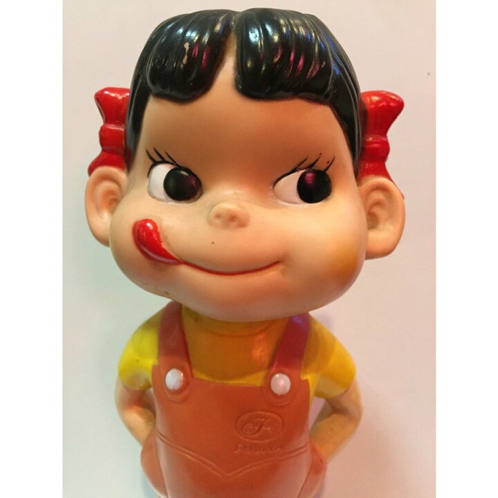 楽天市場】【不二家ペコちゃん】ヴィンテージボビンヘッドボビン人形 