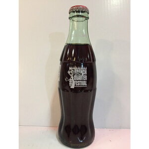 【Coca・Cola/コカ・コーラ】コレクションボトルフレンチクオーター フェスティバル 1998年瓶　インテリア　アメリカ雑貨　アメ雑　