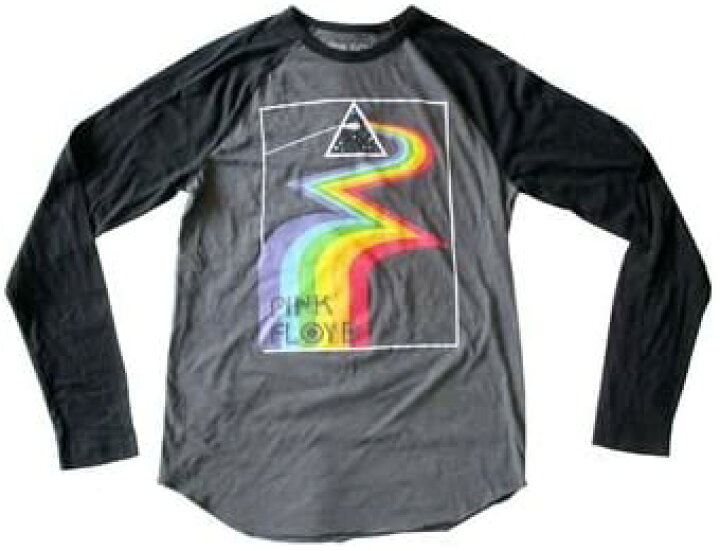 楽天市場 ピンクフロイド Pink Floyd レインボー 擦れ ダークgy Bk メンズ ラグラン バンド イギリス ロック Rock アーティスト ミュージシャン アメリカン雑貨 アパレル ロング ｔシャツ ロンt かわいい 人気 おすすめ 長袖 アメリカ雑貨 マイクの