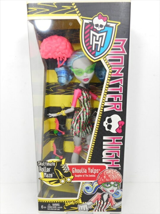 楽天市場 モンスターハイ Monster High ローラースケートシリーズ グーリア イェルプス ゾンビの娘skultimate Roller Maze ドール かわいい カスタム 女の子 人形 おもちゃ 着せ替え アメリカ雑貨 マイクのおもちゃ箱