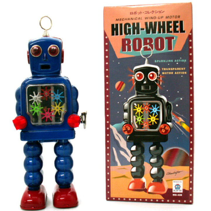楽天市場】Mechanical Wind-Up High-Wheel Robot /ハイホイール 