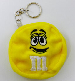 〇【 M&M's エムアンドエムズ 】『 コインケース 小物入れ イエロー 』 アメリカン雑貨 アメリカ雑貨 アメ雑 ポーチ ケース 雑貨 生活雑貨 アメキャラ アメリカ雑貨 お菓子 スナック キャラクター キーリング 企業グッズ カンパニーグッズ