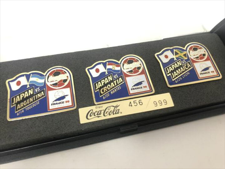楽天市場】〇【 コカ コーラ 1998 FIFAワールドカップ 】『 ピンバッジ