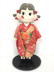 【 不二家 ペコちゃん 】『 着物 』人形 DOLL 置物 インテリア コレクション コレクター かわいい 不二家 レア FUJIYA 振袖ヴィンテージ ビンテージ レア 人気