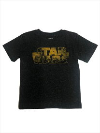 〇【 STAR WARS スターウォーズ 】『 ロゴ キッズ Tシャツ 3T (GY) 』こども kids アメキャラ キャラクターTシャツ ユニセックス ファッション アメリカ直輸入 半袖　SF 映画 ダースベイダー