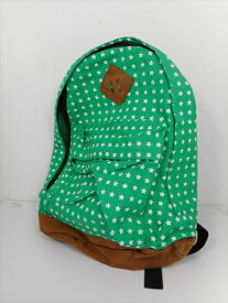 〇【 リュック バックパック 】『 星柄 Star グリーン 』可愛い オシャレ ファッション ピクニック 緑 星柄 子供 かばん 鞄 カバン プレゼント 雑貨 ファッション