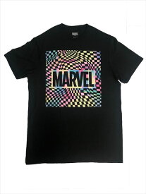 〇【 MARVEL マーベル 】『 ロゴ Mサイズ 』大人 アメキャラ キャラクターTシャツ ユニセックス ファッション アメリカ直輸入 Tシャツ 半袖 マーベルコミック アメコミ プリントTシャツ