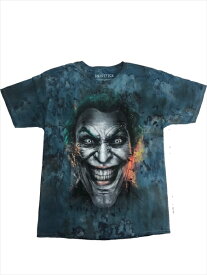 〇【 BATMAN バットマン 】『 ジョーカー JOKER フェイス 』DC ディーシー 大人 Tシャツ アメリカンコミック 映画 アメコミ アメキャラ キャラクターTシャツ JOKER バットマン　Batman アメT アメ雑 ジョーカー