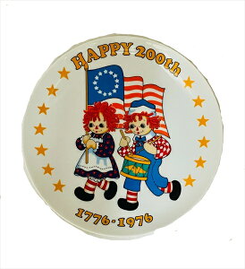 �Z�y ���K�f�B�E�A�����A���f�B Raggedy Ann & Andy �z�w BICENTENNIAL PLATE 1776-1976 �L�O�v���[�g �x �A���L���� �A�����J���G�� �J���g���[ �R���N�V���� ���B���e�[�W �M �R���N�V���� �v���[���g ��
