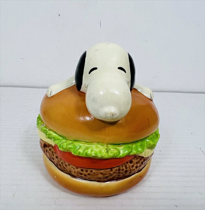 楽天市場】〇【ヴィンテージ PEANUTS】 スヌーピー 貯金箱 
