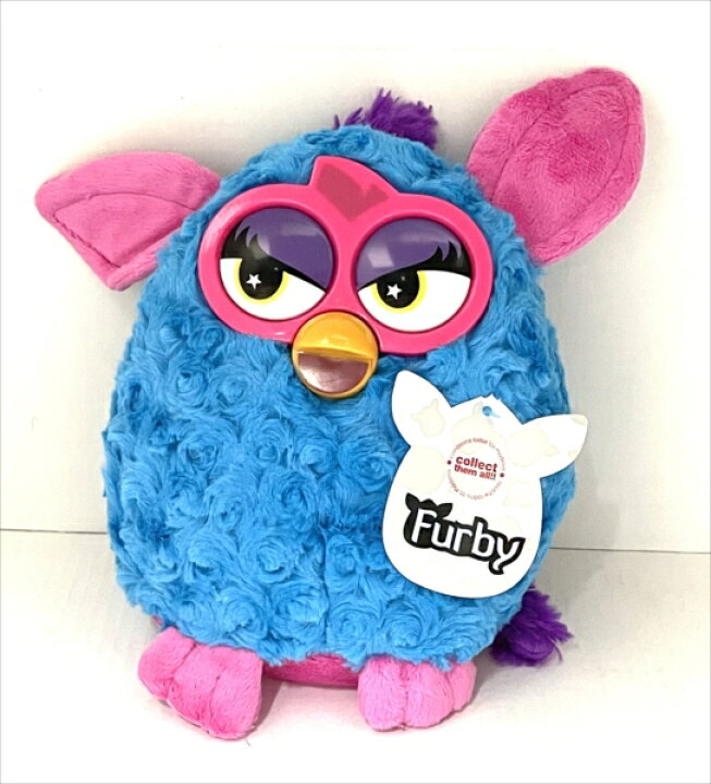 楽天市場 ファービー Furby ぬいぐるみ プラッシュ 大 ミントドロップ ブルー アメトイ アメキャラ アメリカン雑貨 アメリカ雑貨 アメ雑 クリスマス プレゼント 人形 かわいい ふわふわ アメリカ直輸入 ストラップ アメリカ雑貨 マイクのおもちゃ箱