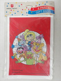 〇【 マペッツ The Muppets 】『 パーティーバッグ 8枚入り( RE ) 』sesame street セサミストリート アメリカン雑貨 アメリカ雑貨 アメ雑 アメリカン雑貨 プラスティックバッグ プレゼント かわいい 袋 お土産 お菓子入れ