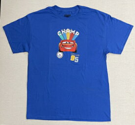 USA直輸入 〇【 カーズ Cars 】『 Tシャツ Cars Racers マックィーン Lサイズ （BL）』楽天1位 ピクサー Pixar 車 ディズニー disney ピクサー アメキャラ キャラクター 大人　メンズ　アメリカ雑貨 アメ雑