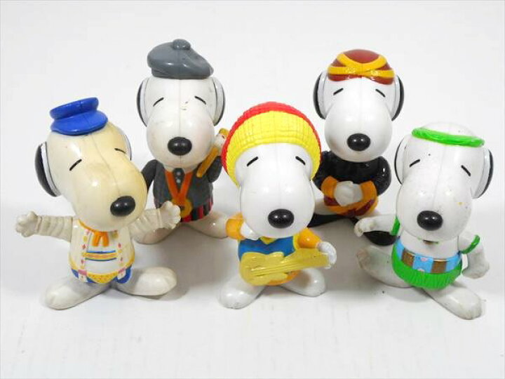 楽天市場】◎【 SNOOPY/スヌーピー 】『 ワールドツアーフィギュア5点 
