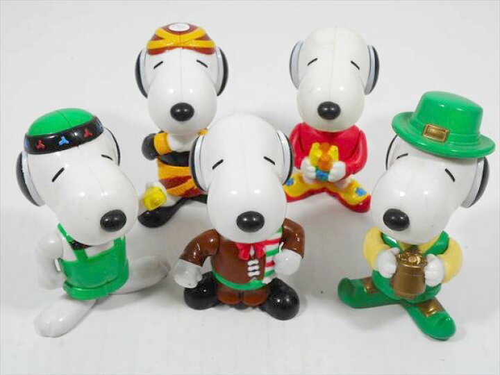 楽天市場】◎【 SNOOPY/スヌーピー 】『 ワールドツアーフィギュア5点 