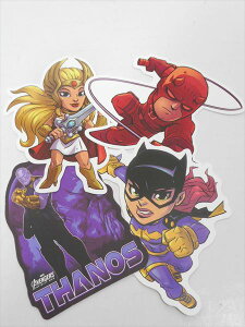 ◎【 4枚セット500円 】『 バラエティステッカー 』シール セット おもしろ 雑貨 アメリカ雑貨 文房具 こども 子供 おもちゃ