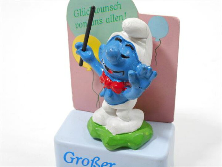 楽天市場】◎【 スマーフ smurf 】『 台付きフィギュア スマーフ 指揮 