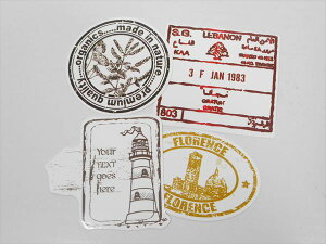 ◎【 4枚セット500円 】『 バラエティステッカー 海外 』シール セット おもしろ 雑貨 アメリカ雑貨 文房具 こども 子供 おもちゃ ヨーロッパ