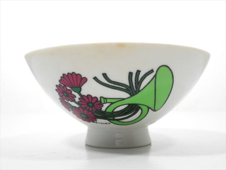 楽天市場】◎【 ヴィンテージ品 】『 ETSURO お花 お茶碗 』鈴木悦郎 