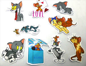 yXebJ[/stickerzw gƃWF[  / 10Zbg C xV[ XebJ[ CeA fR[V v[g AR~ Aj f Movie J[gD[ cat mouse G t@bV