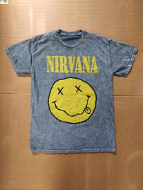 ◎【ニルヴァーナ/NIRVANA】『 ニルヴァーナ ロゴ / プリント Tシャツ 』Tシャツ 半袖 シャツ 日本未発売 アメカジ カジュアルファッション シャツ ファッション雑貨 アメリカ雑貨 アメ雑 雑貨